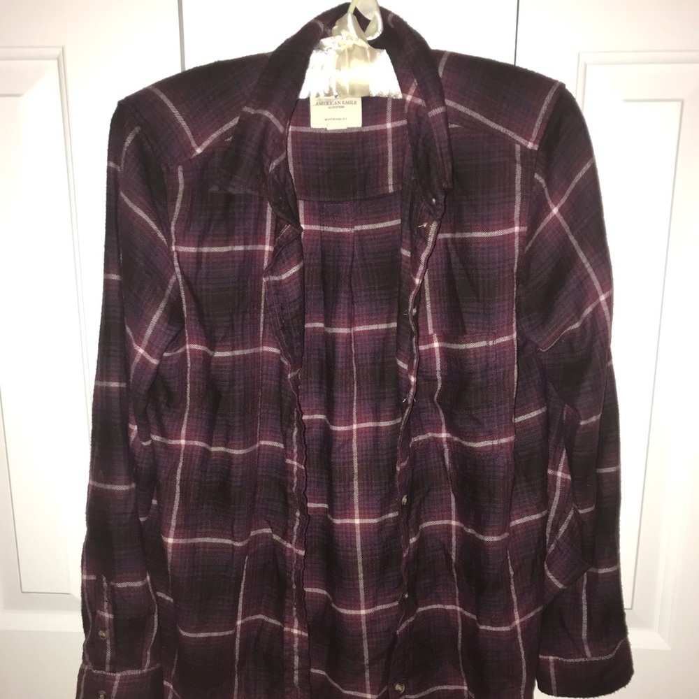 american eagle boyfriend fit soft sexy flannel